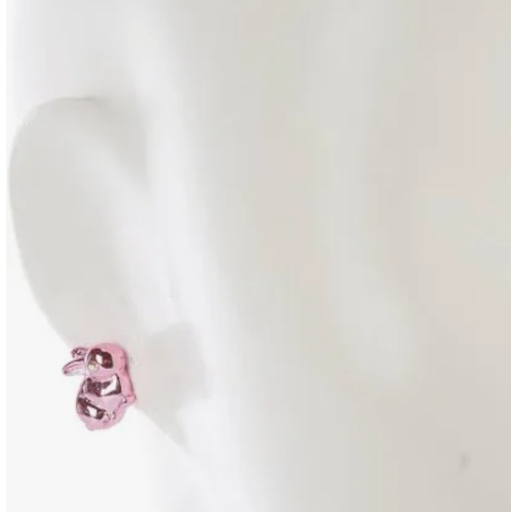 Betsey Johnson Pink Bunny and Orange & Carrot Earrings NIB - Picture 5 of 6